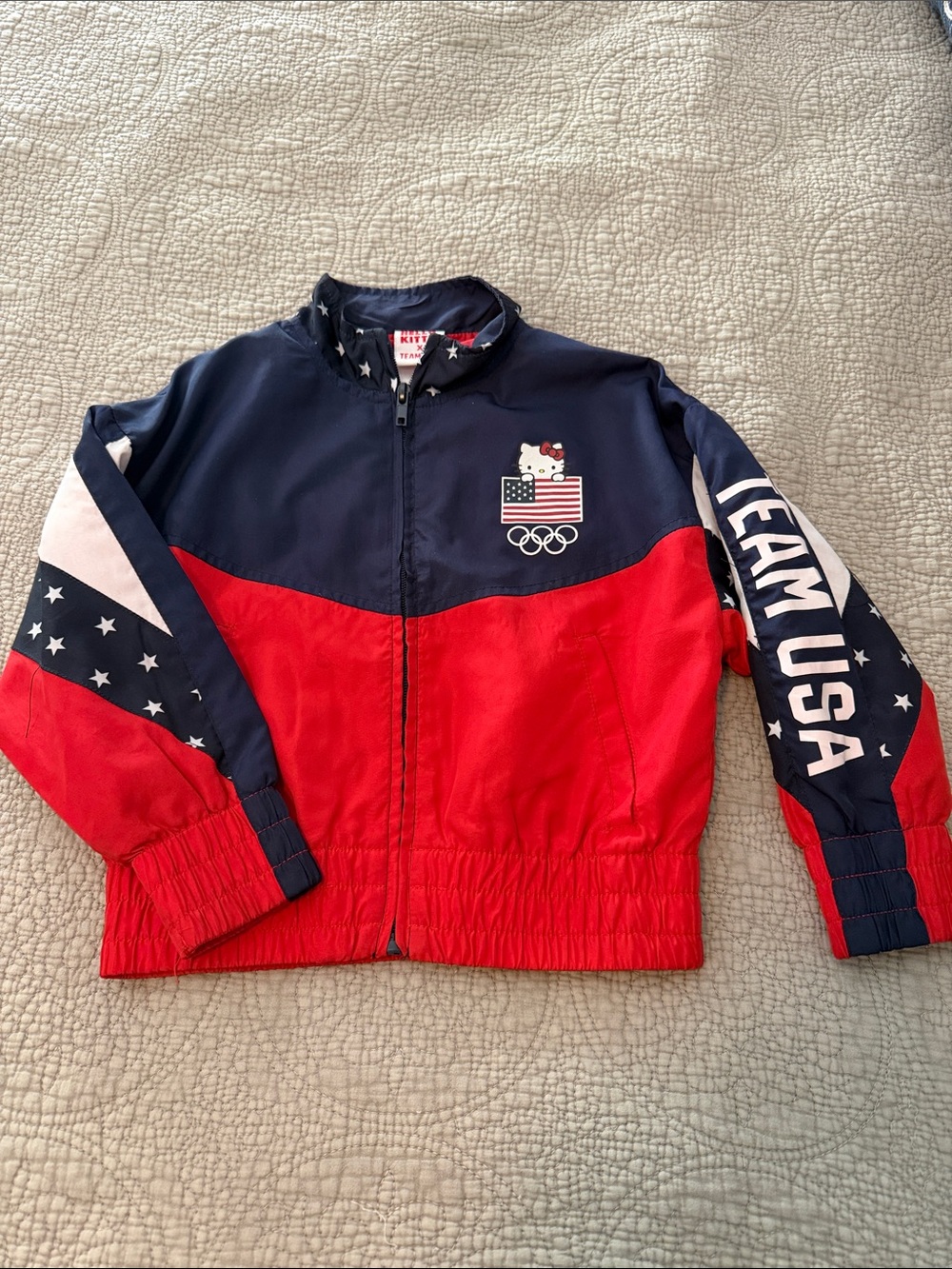 Hello Kitty + Team USA Windbreaker Track Jacket